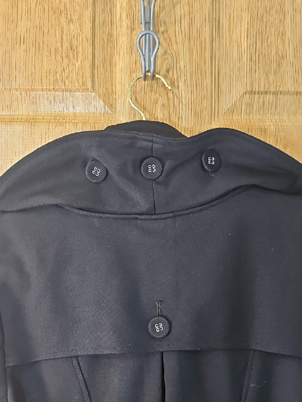 Grace Elements Black Ruffle-Front Cropped Blazer - Picture 9 of 9